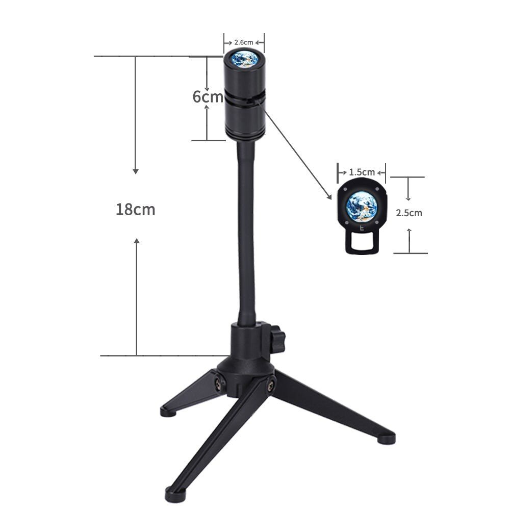 Moon Earth Projection LED Lamp