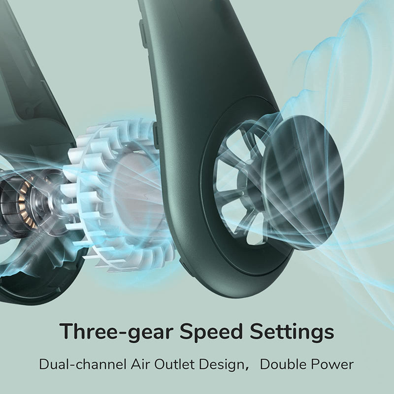 Adjustable 2022 New Portable Neck Fan(360° Surrounding Air Movement)
