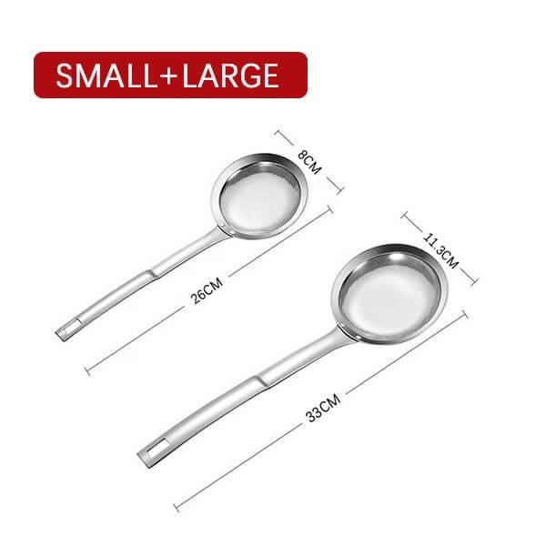 Fine mesh stainless steel colander