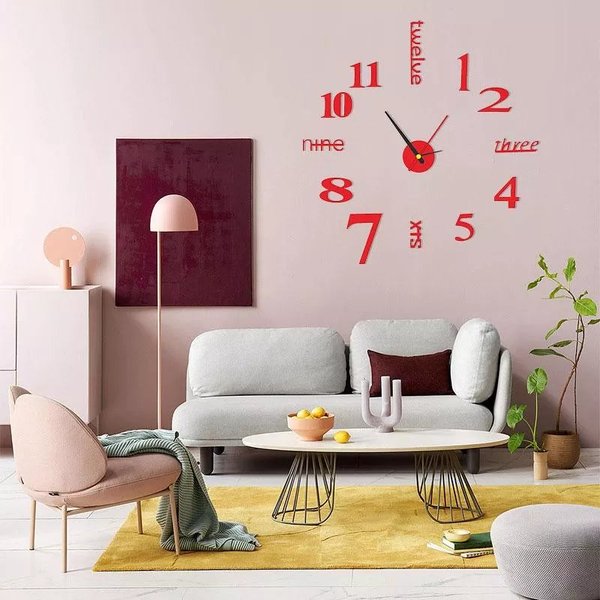 🔥Summer Hot Sale - 🔥MODERN DIY PUNCH-FREE WALL CLOCK 