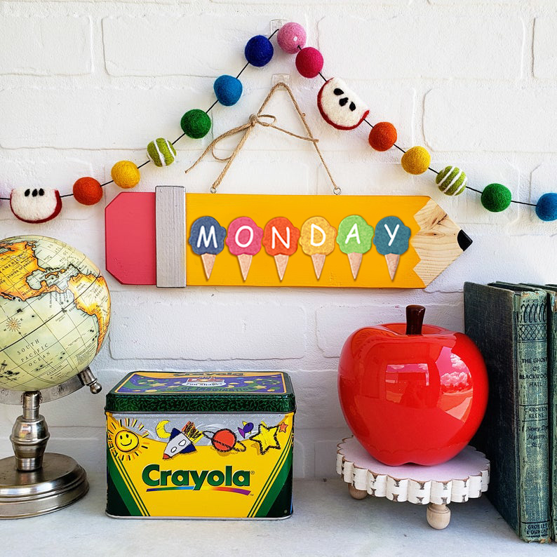 【Summer Special 40% Discount】Pencil Teacher Classroom Sign