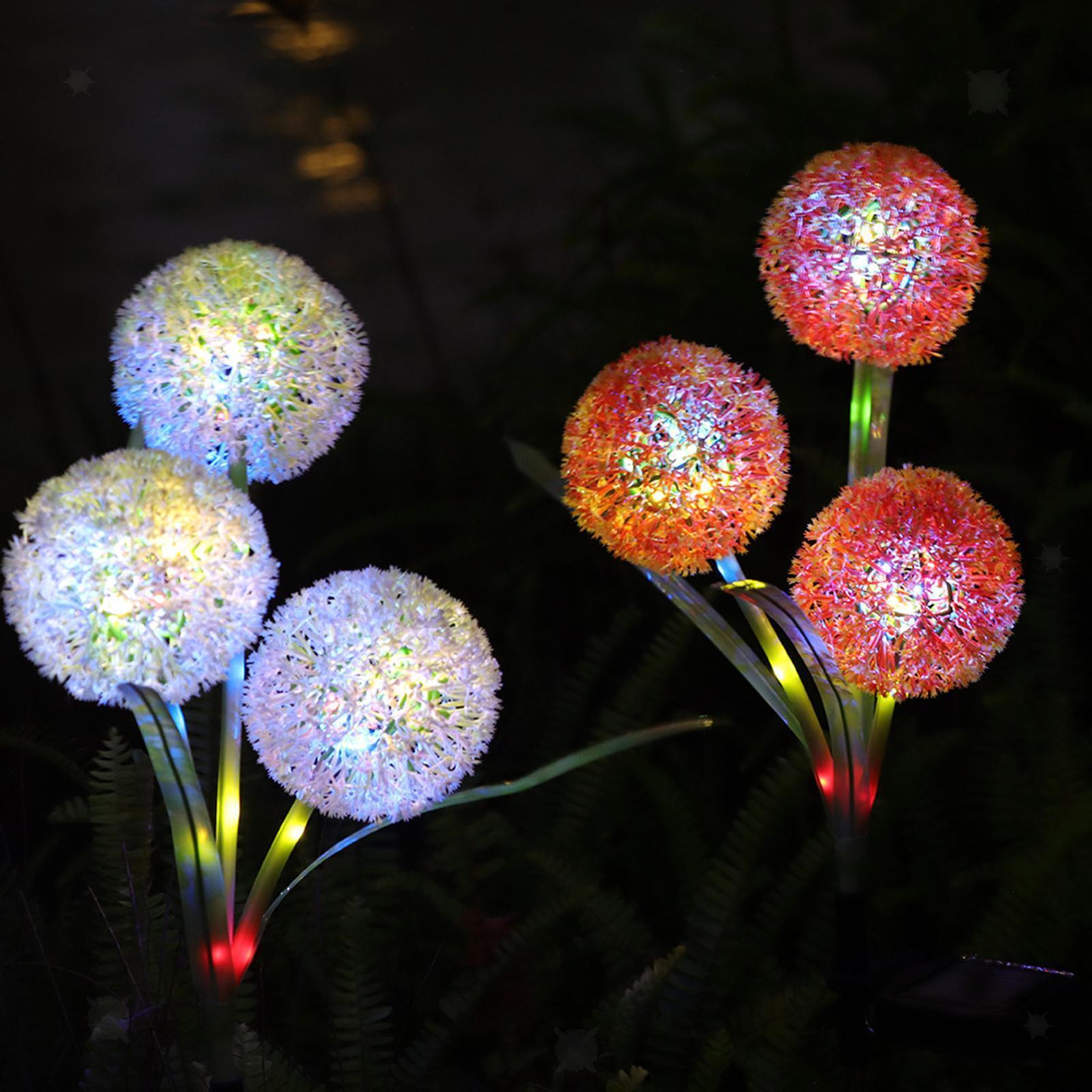Solar Dandelion Garden Lights - IP65 Waterproof