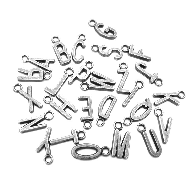 Naughty Keychain/Charm Couple Key Ring with letter pendant