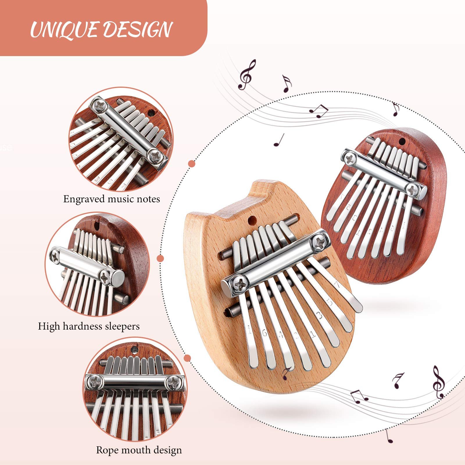 🎄Christmas is coming💕Kalimba 8 Key exquisite Finger Thumb Piano