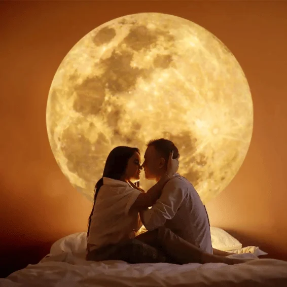 Moon Earth Projection LED Lamp