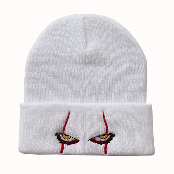 Penny Wise Scar Eyes Beanie Horror Clown Eyes Knit Hat