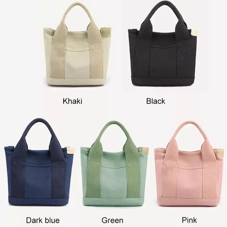 Large capacity multi-pocket handbag