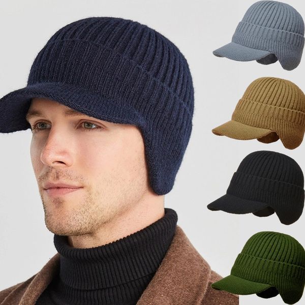 Elastic Warm Ear Protection Knitted Hat