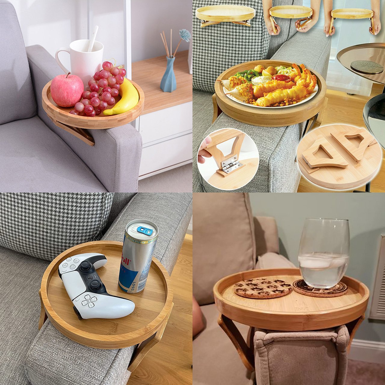 🪵Sofa Armrest Tray(🎉Mother's Day Pre-sale - 50% OFF)