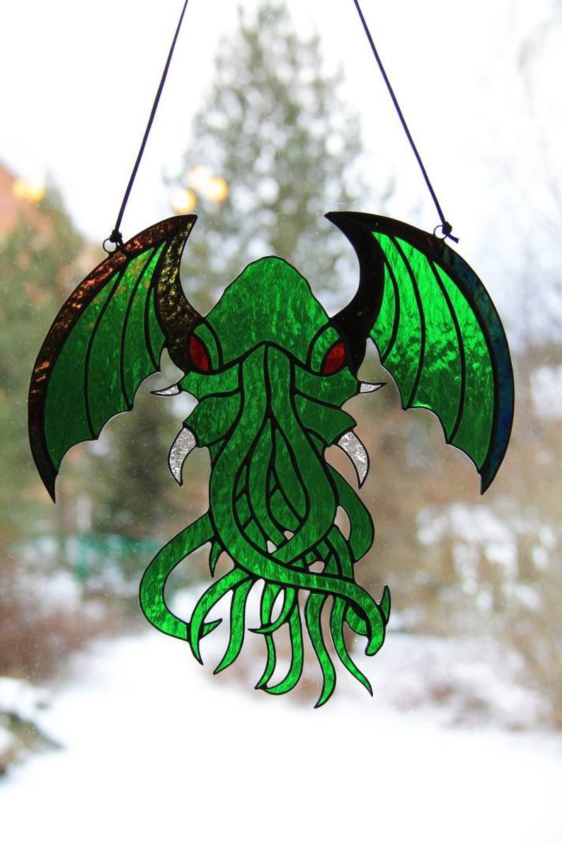 Cthulhu suncatcher