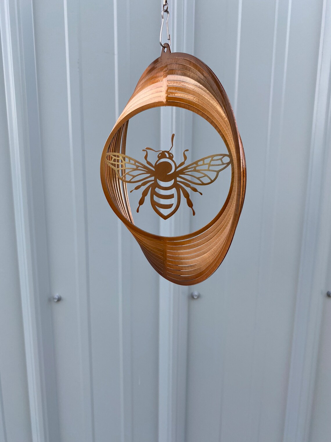 🐝Honey bee metal art wind decor