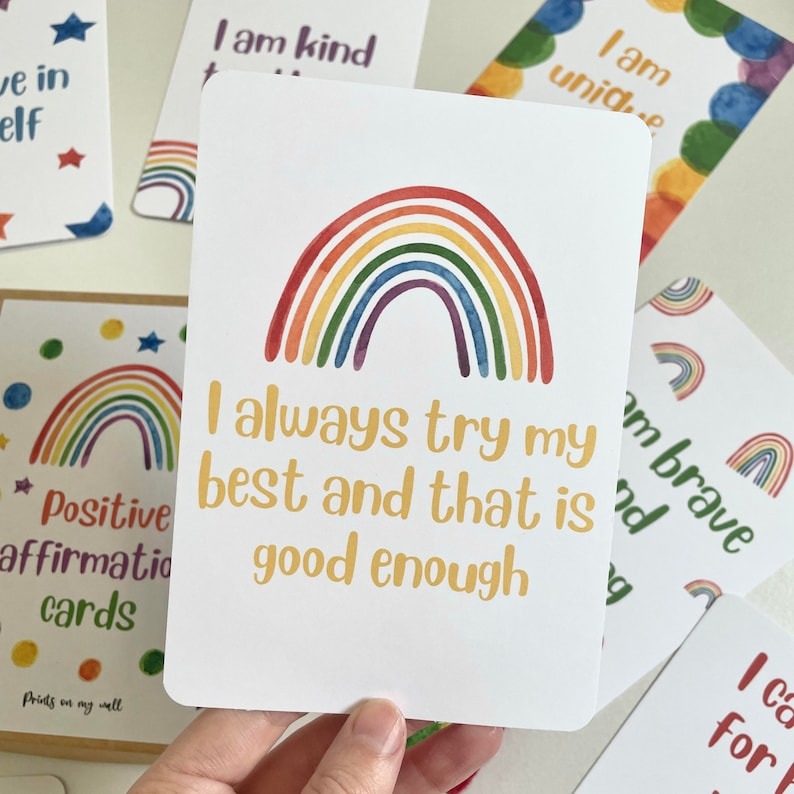 💕Children's Positive Affirmation Cards