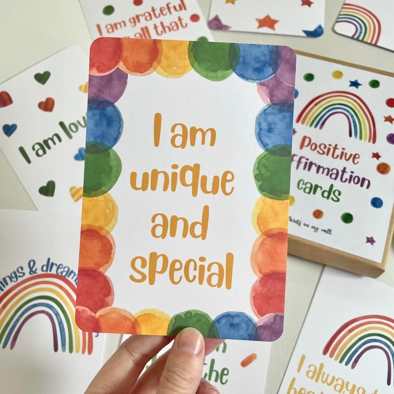 💕Children's Positive Affirmation Cards