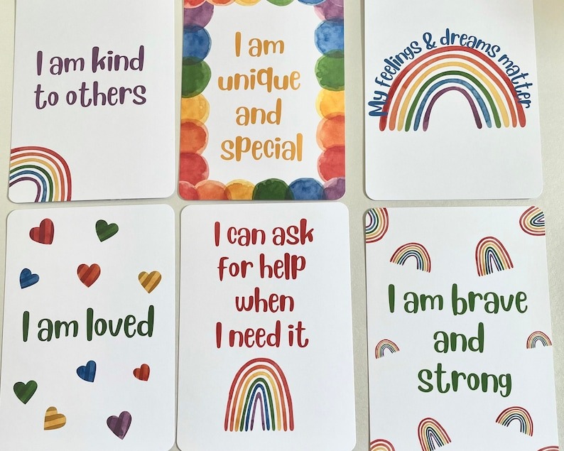 💕Children's Positive Affirmation Cards