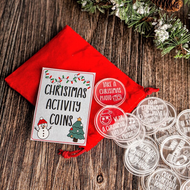 🎅🎄Christmas Activities Advent Calendar Coins