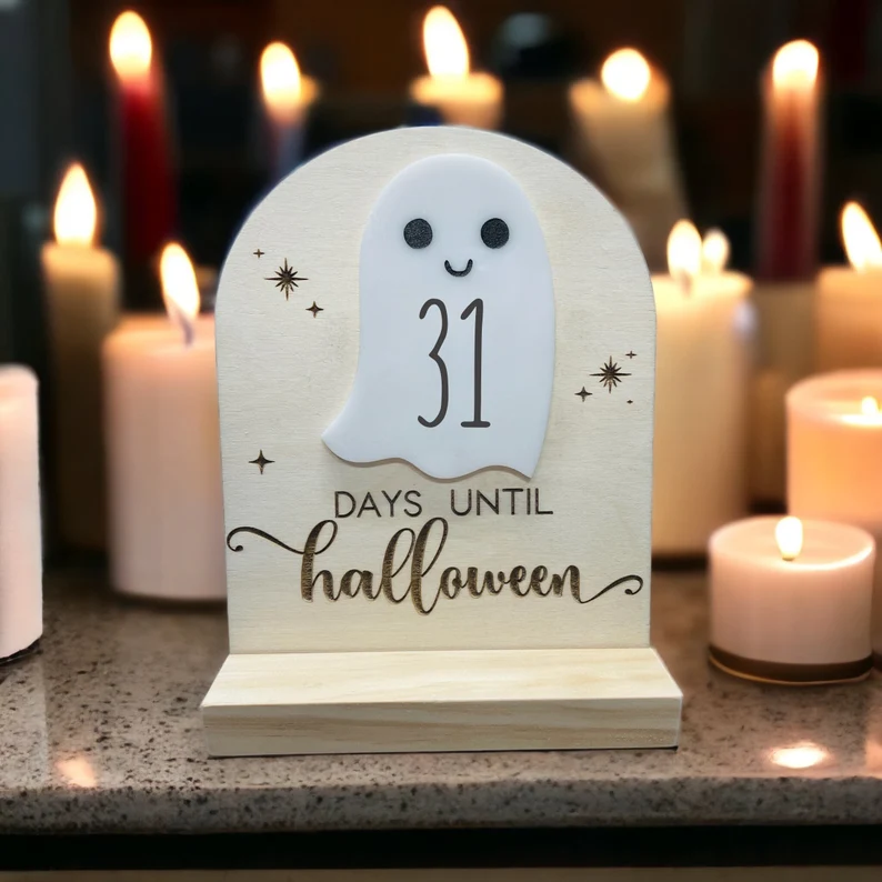 Halloween Ghost Countdown decor