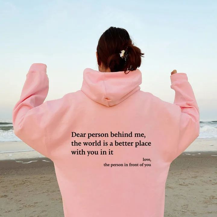 ✨Last Day 49% OFF-'Dear Person Behind Me' ✨Unisex Sweatshirt(Buy 2 Get Free Shipping)
