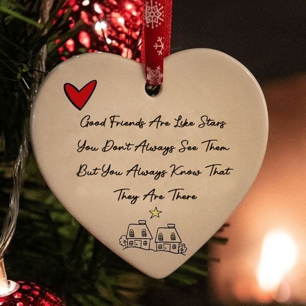 💝 CHRISTMAS GIFT-Friendship Heart Hanging Ornament