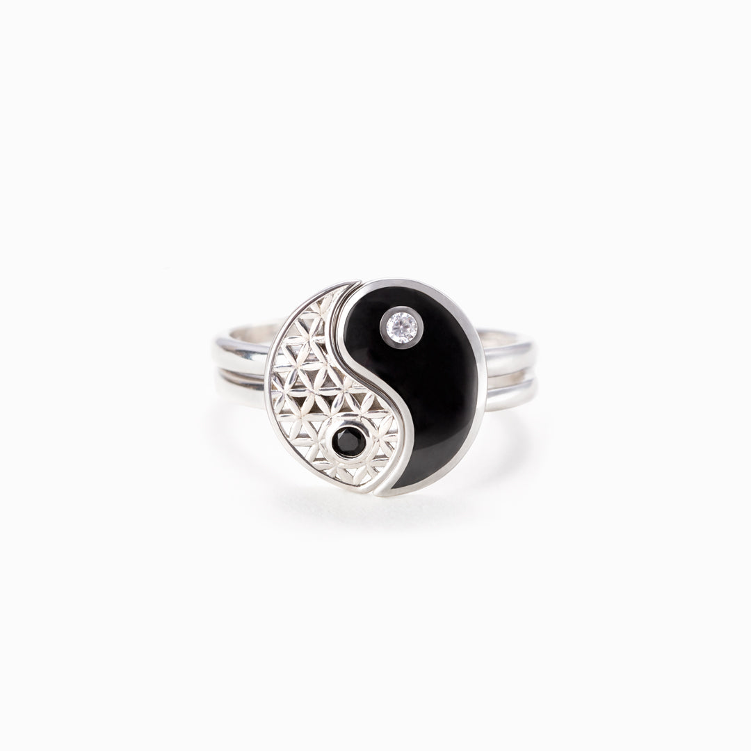 You Are the Yin To My Yang Ring Set-belovejewel.com