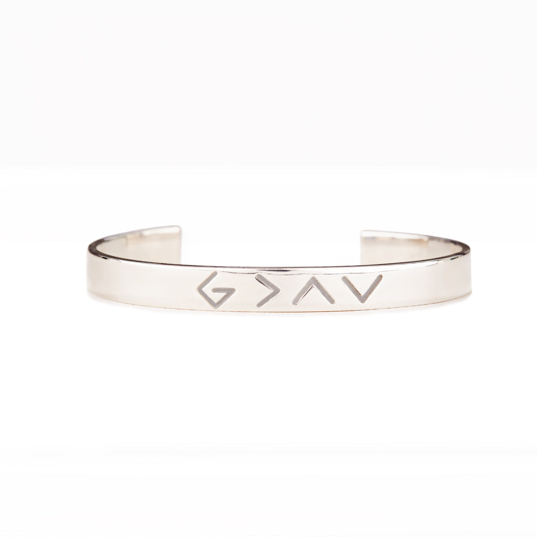 God Is Greater Than The Highs And Lows Bangle-belovejewel.com