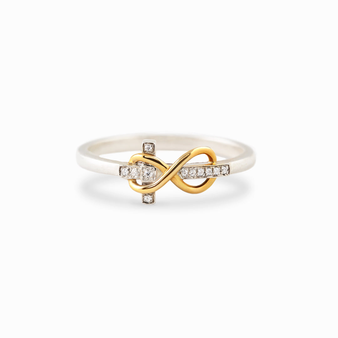 Remember Who You Are Infinity Cross Ring-belovejewel.com