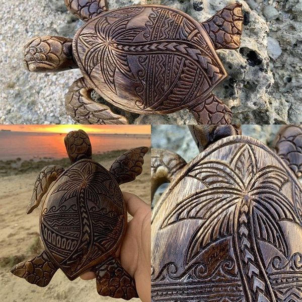 Hawaiian Turtle WoodCarving