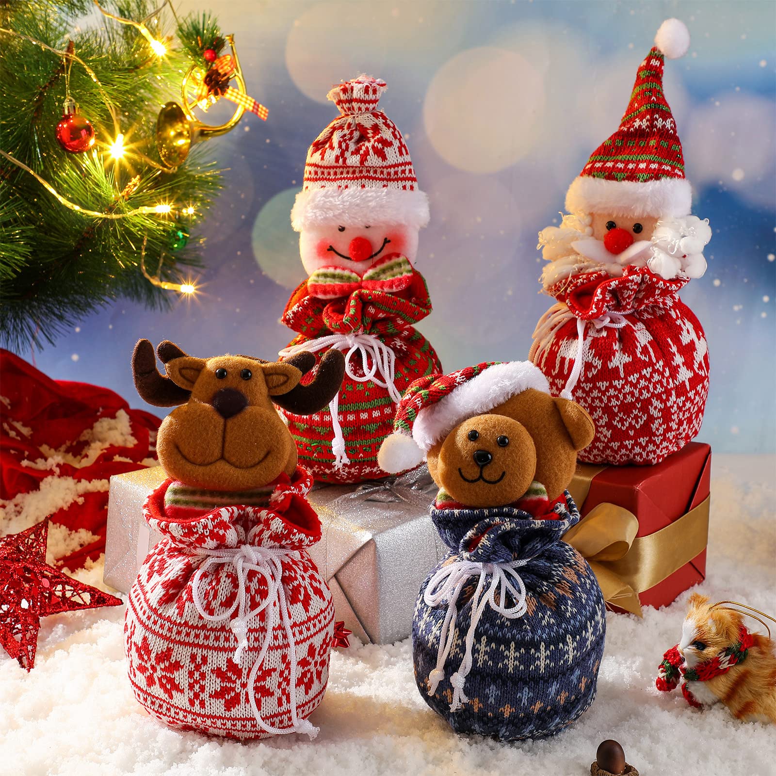 🎅CHRISTMAS PRE-SALE-Knitted Doll Gift Bags