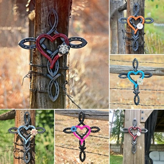 🔥Last Day 70% OFF🔥Natural Horsehsoe Cross with Heart - BUY 2 FREE SHIPPING