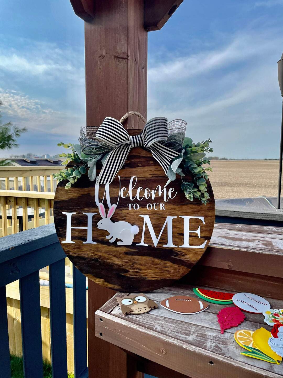 Interchangeable Door Hanging Wreath(With free attachments)