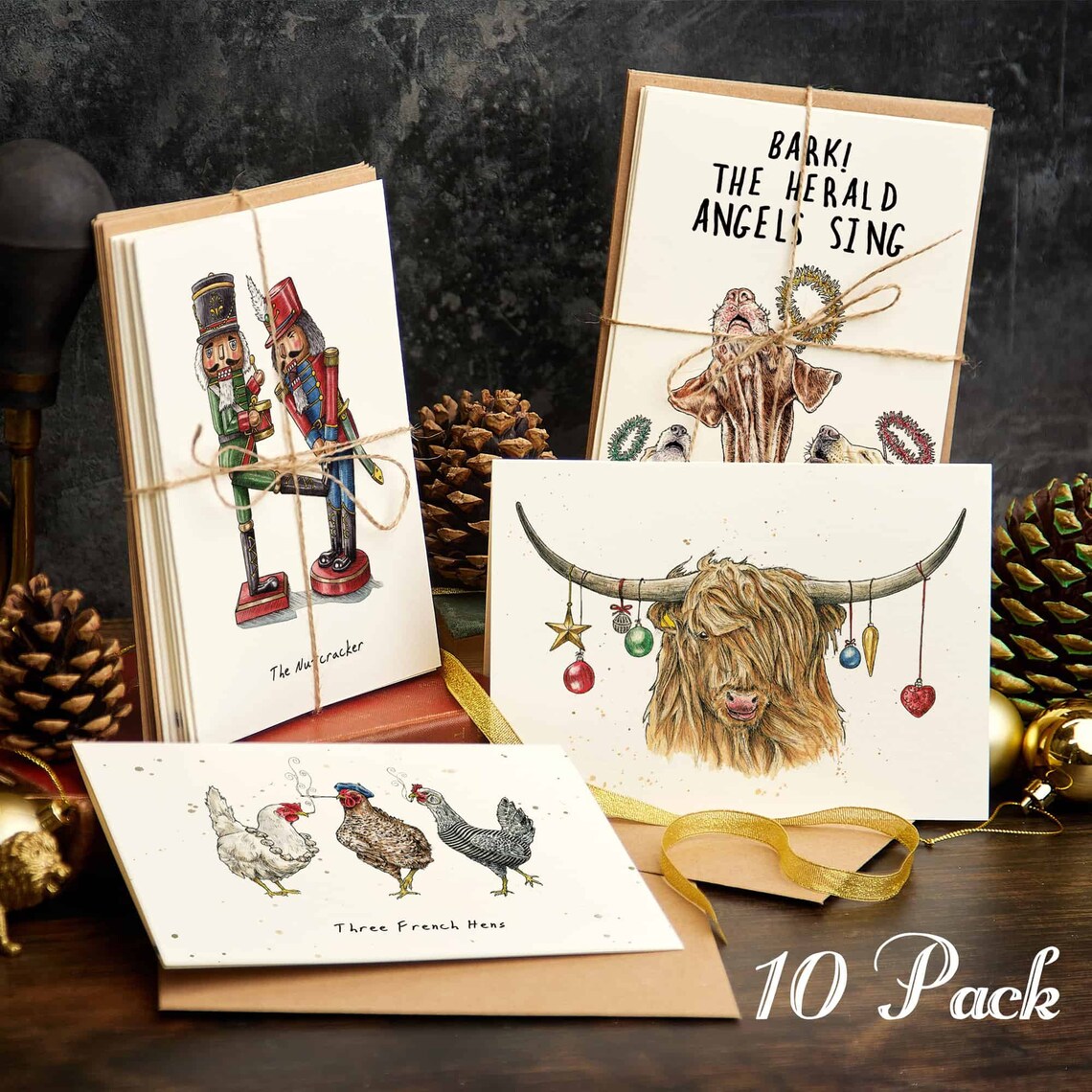 🎄Early Christmas Sale 🔥-Christmas Card Set (Pack of 10)