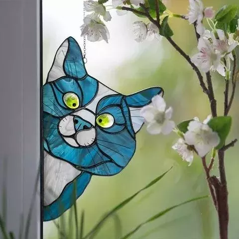 Great Black Friday Sale🔥-Peeking Cat Window Hanger