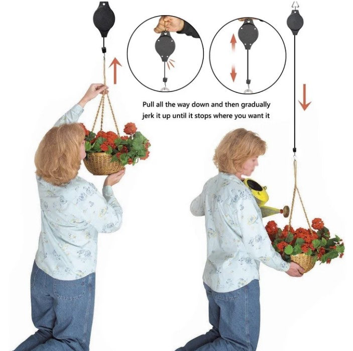 Easy Reach Plant Pulley