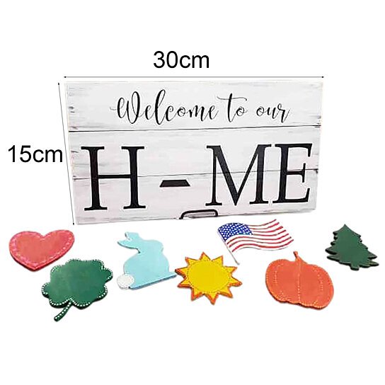 Family Sign With 7 Interchangeable Pieces 🌟 🌟