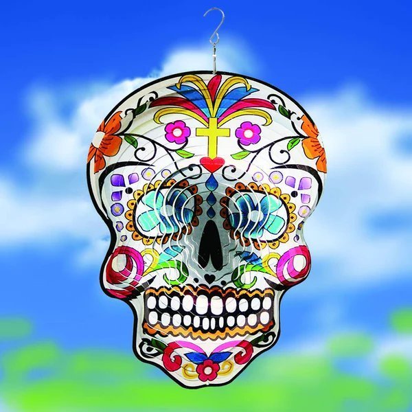  Sugar Skull Wind Spinners