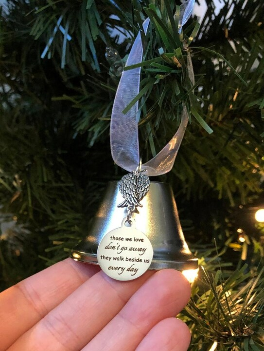 Angel Wings Bell--Memorial Christmas Gift