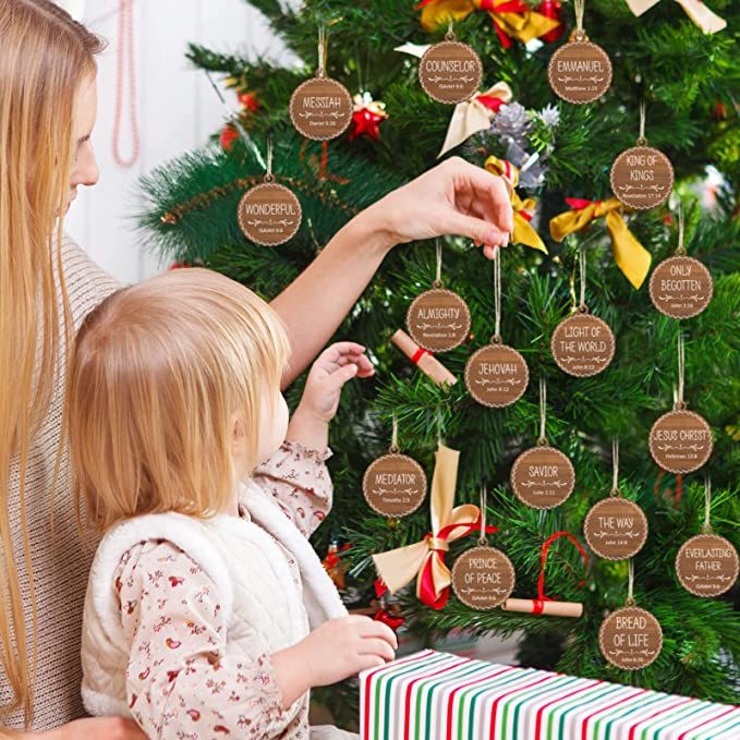 🔥Early Christmas Sale🔥Names Of Jesus Christ Ornaments (24 Pcs)