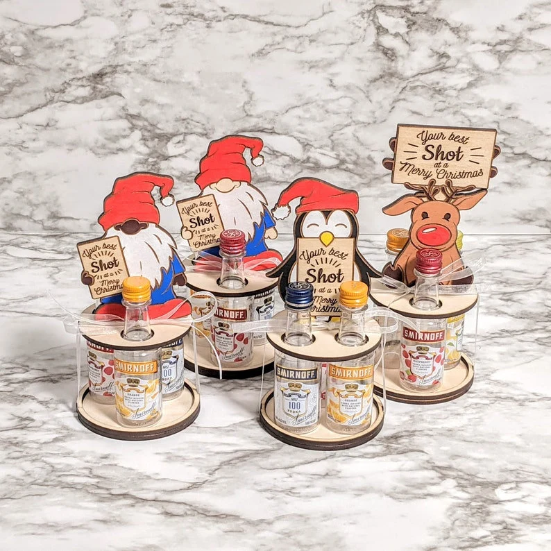 ✨Christmas mini wine bottle holder