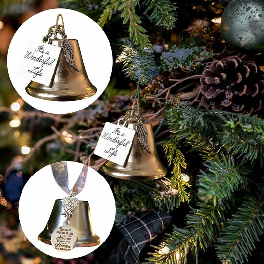 Angel Wings Bell--Memorial Christmas Gift