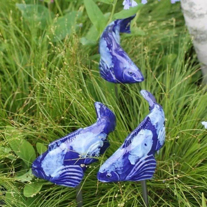 Ceramic Koi Set Garden/Home Decor