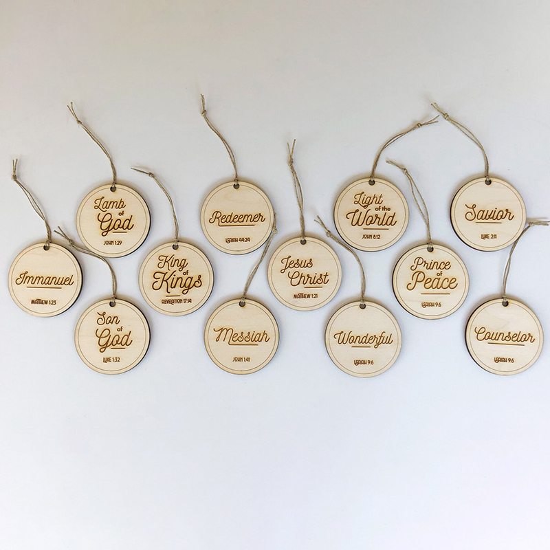 🔥Early Christmas Sale🔥Names Of Jesus Christ Ornaments (24 Pcs)