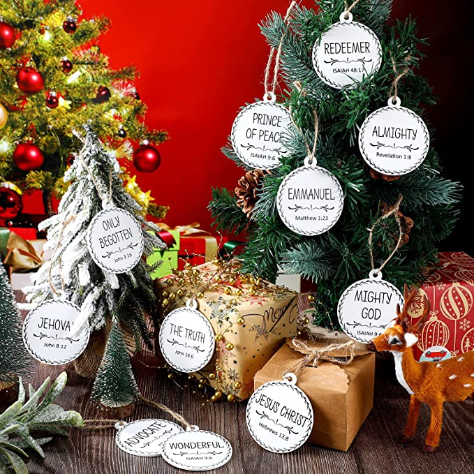 Names of Jesus Christ Ornaments
