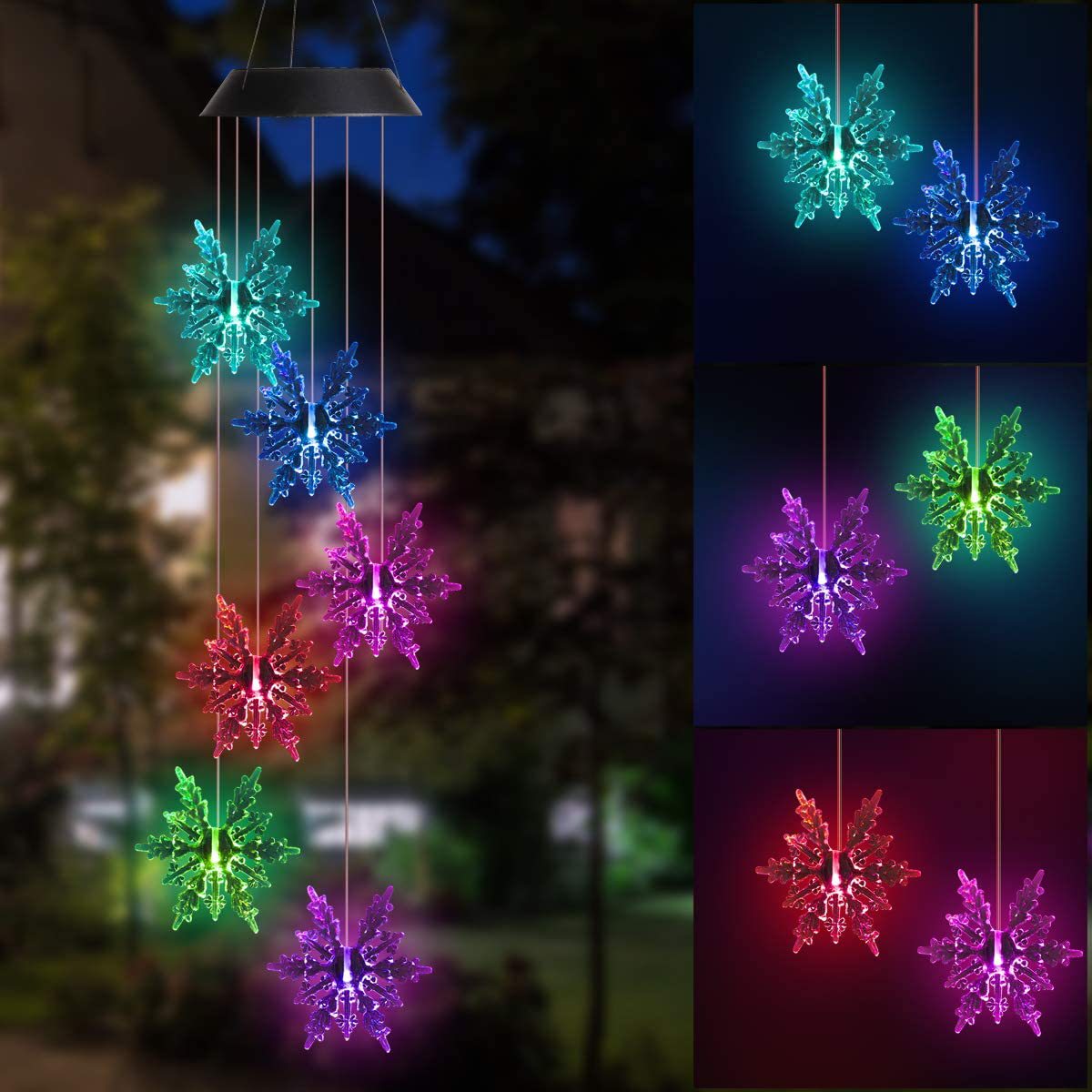 2022 Solar Powered Wind Chimes Lights