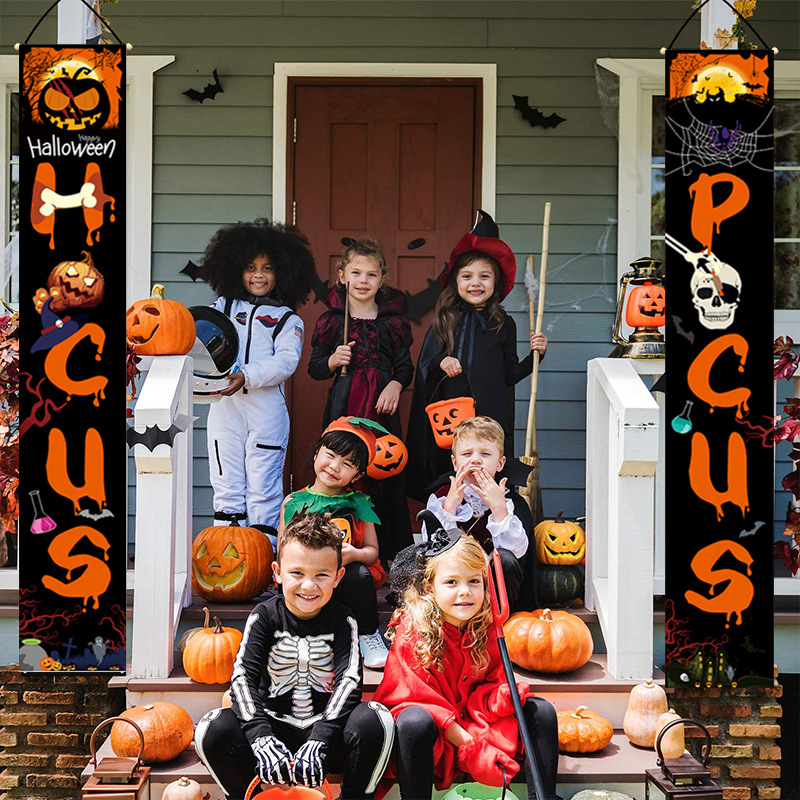 Halloween Decorations Porch Sign Set