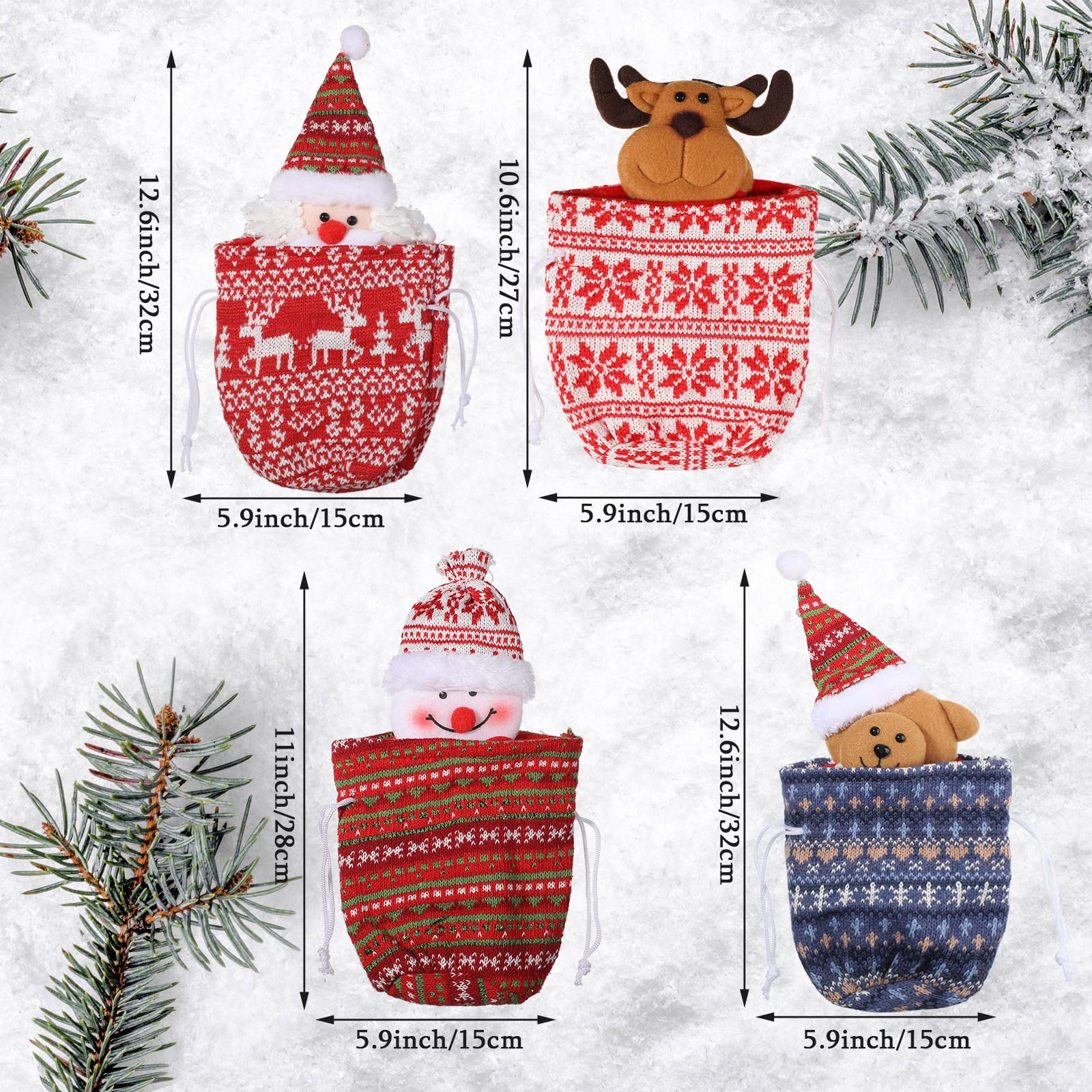 🎅CHRISTMAS PRE-SALE-Knitted Doll Gift Bags