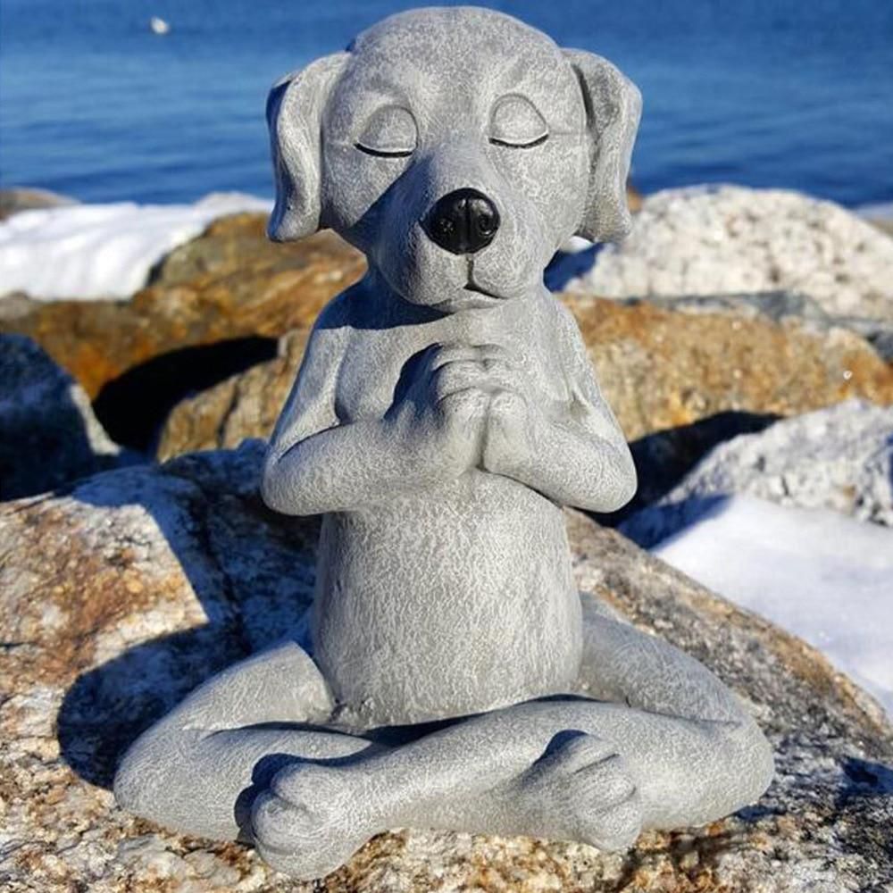 Meditating Sitting French Bulldog