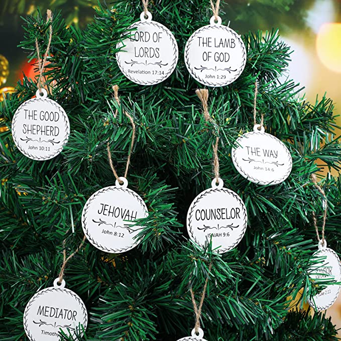 Names of Jesus Christ Ornaments