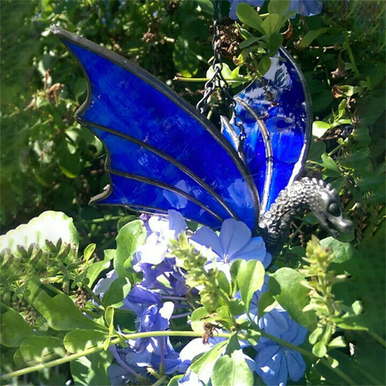 Colorful Stained Hanging Dragon Decoration