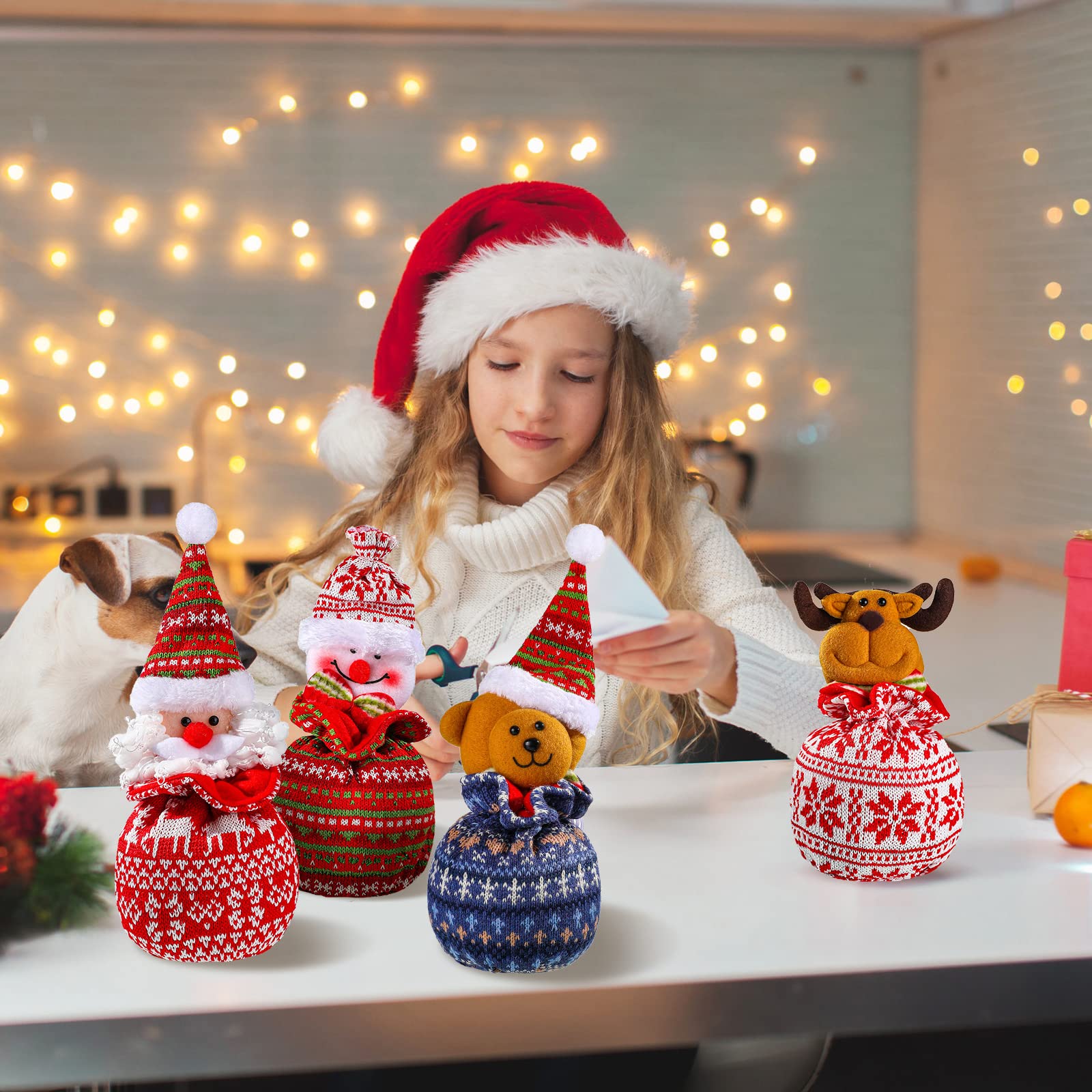 🎅CHRISTMAS PRE-SALE-Knitted Doll Gift Bags