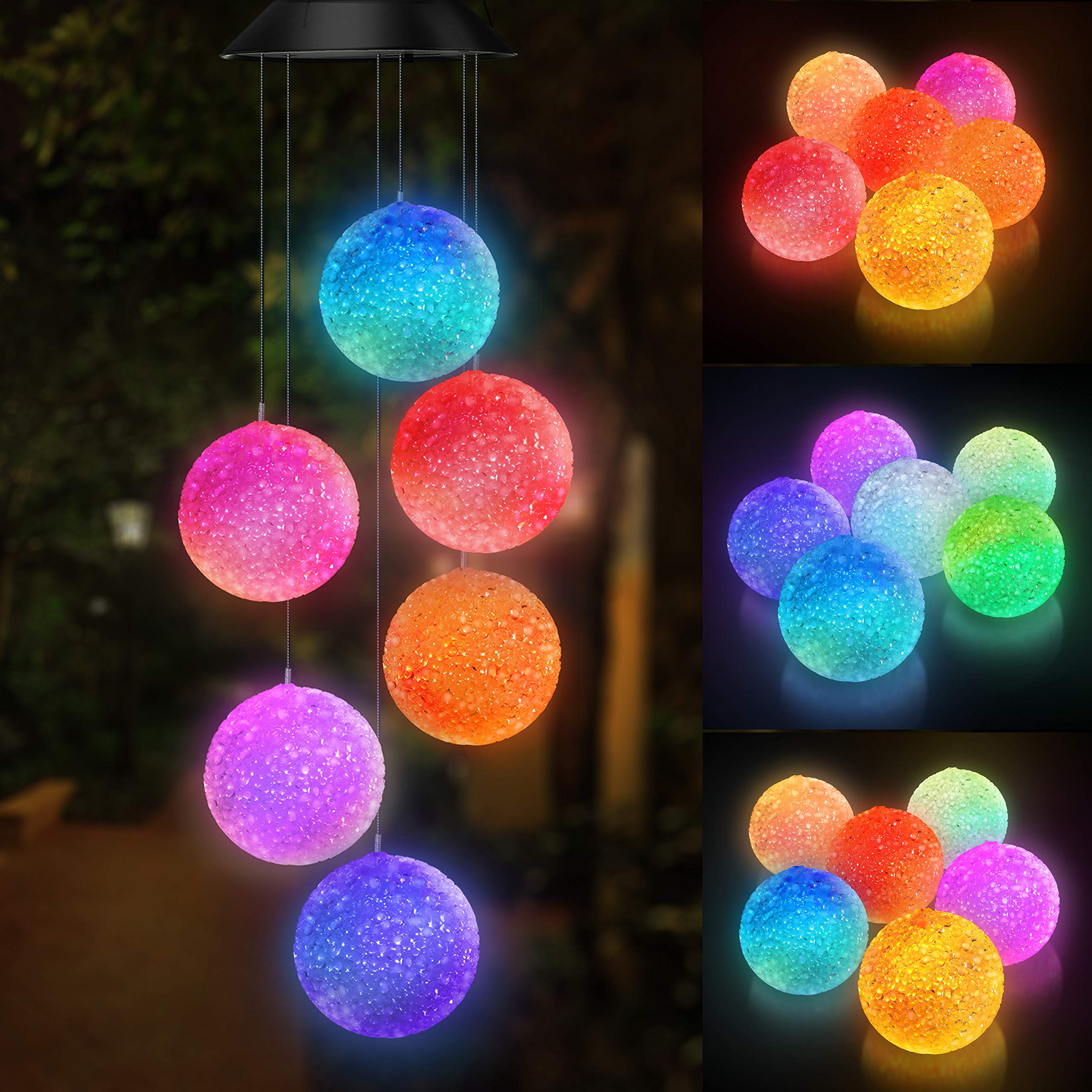 Solar Powered Crystal Ball Light