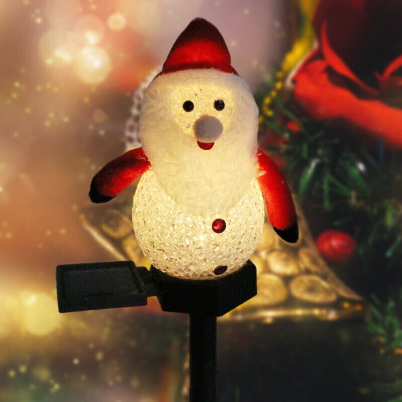 Waterproof Solar Snowman Lamp